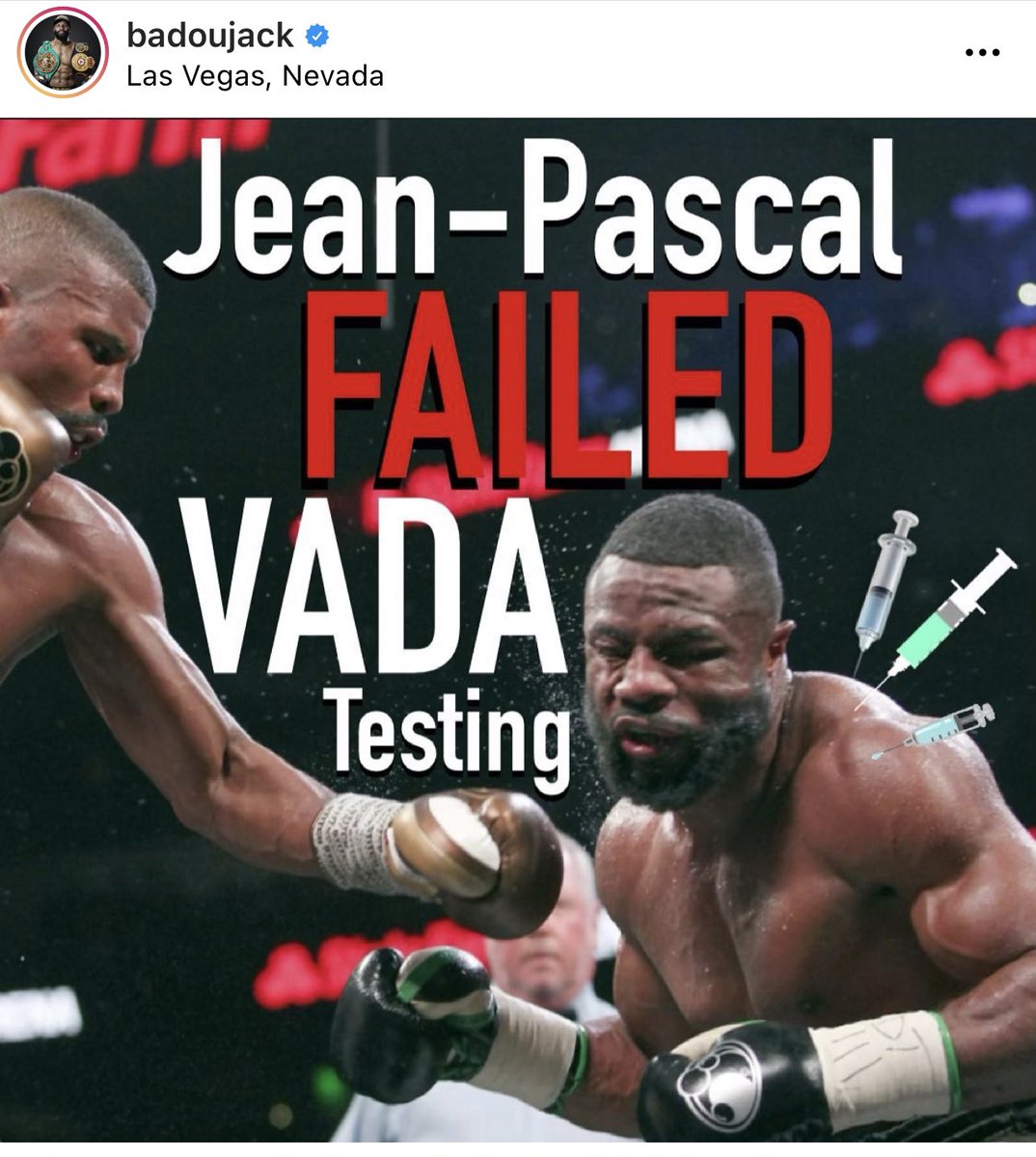 ProBoxingFans's tweet photo. 🚨 PASCAL-JACK OFF
❌ @KevinI broke the news early this morning that the fight between Badou Jack & Jean Pascal which was set to take place on the undercard of #MayweatherPaul is now off!
💉 Pascal has reportedly tested positive for various steroids.
#Boxing #PascalJack https://t.co/IB4EcQBgwJ