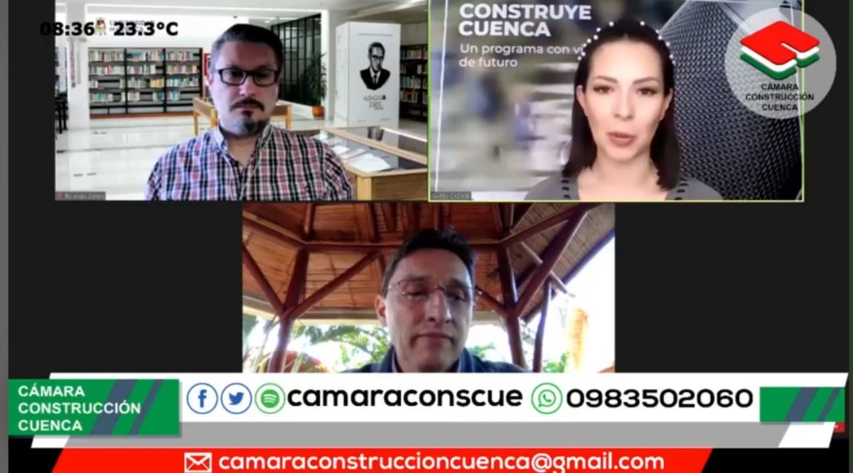 camaraconscue's tweet photo. ��En Vivo #ConstruyeCuenca👷🏻‍♂‍👷🏻‍♀‍
🎙️Esta mañana nos acompañan el Arq. Esteban Cardoso, Ing. Pablo Donoso y el Ing. Rolando Célleri, con ellos abordaremos un interesante tema: La Comisión de los ríos de Cuenca. Conéctate a través de siguiente enlace 👉https://t.co/U77o6pIsbC https://t.co/DjtmLSro2d