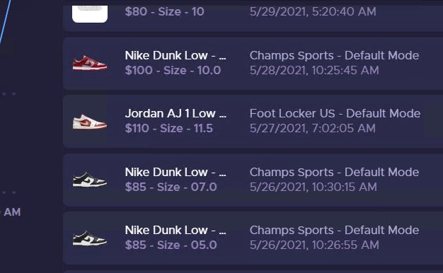 sergiowazhere's tweet image. Recent luck 📈
Group: @paradoxnotify
Proxy @Rainbow_Proxy @ProxyPretty @_HellWorld