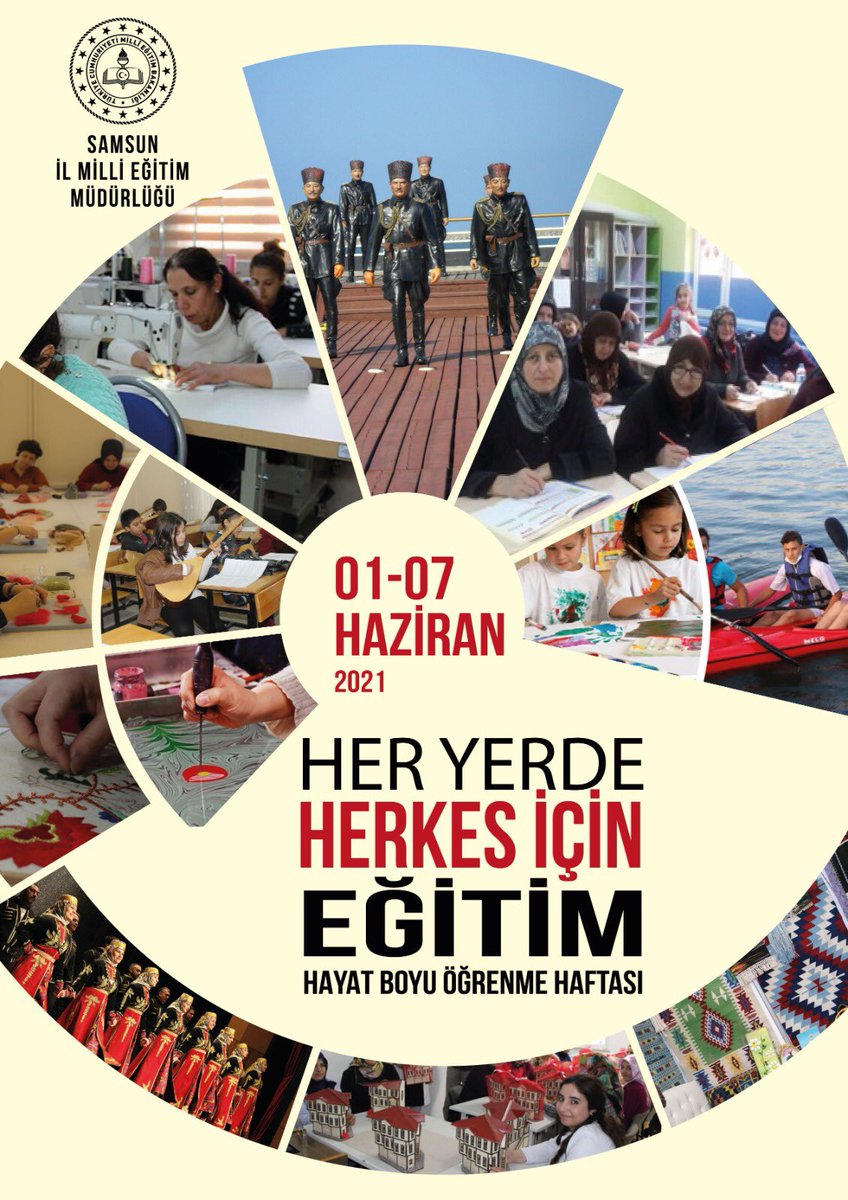 havzahem's tweet photo. Her zaman her yerde herkes için eğitim anlayışıyla Haziran ayının ilk haftasında "Hayat Boyu Öğrenme Haftası"kapsamında ilimizde çeşitli etkinlikler planlanmıştır.
@ziyaselcuk 
@ybuyuk34 
@mebhbogm 
@samsunmem 
@CoskunESEN57 https://t.co/A12WZ8KvxL