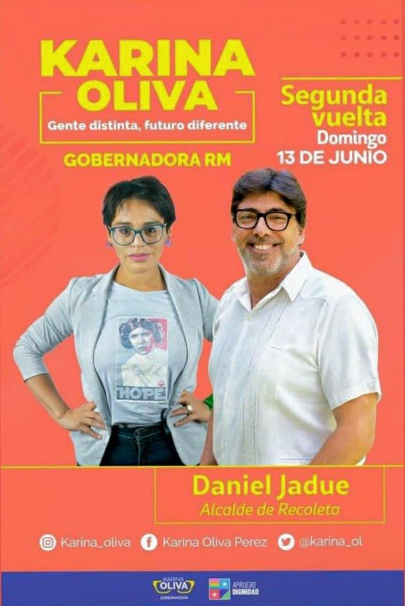 danieljadue's tweet photo. 13 de junio nos la jugamos por @karina_ol como gobernadora. Tenemos la tremenda tarea por delante de superar las desigualdades existentes en nuestra ciudad. En segunda vuelta no nos perdemos! https://t.co/1esY73DRpy