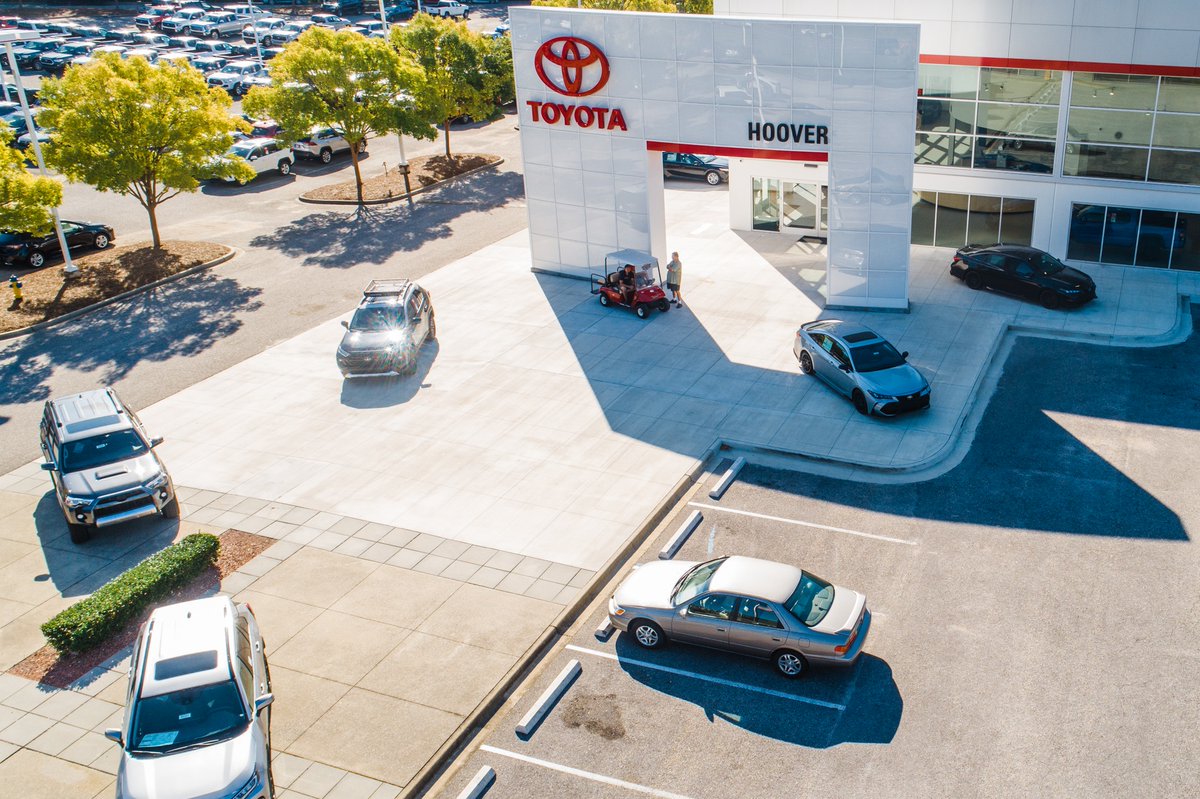 Kick off the holiday weekend with a new or used Toyota! Our sales doors are open 9am-7pm today. hoovertoyota.com