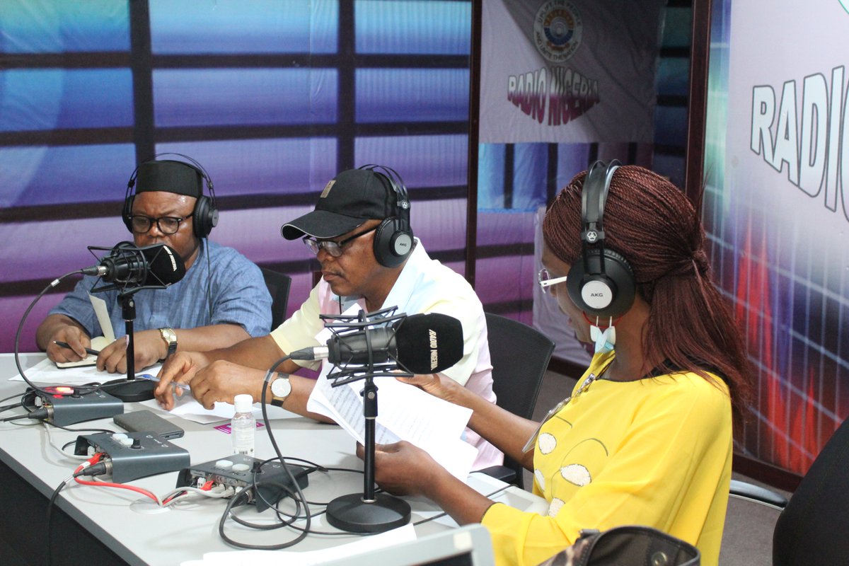 The <a href="/NigPcb/">PCBs_ESM&Disposal_Project</a> Project Management Unit (PMU) and Communications Consultant, during the <a href="/radionigeriahq/">Radio Nigeria</a> Live Programme, this morning, as part of the media outreaches. <a href="/UNDP/">UN Development</a> <a href="/brsmeas/">The Basel, Rotterdam and Stockholm Conventions</a> <a href="/UNDPNigeria/">UNDP Nigeria</a>
