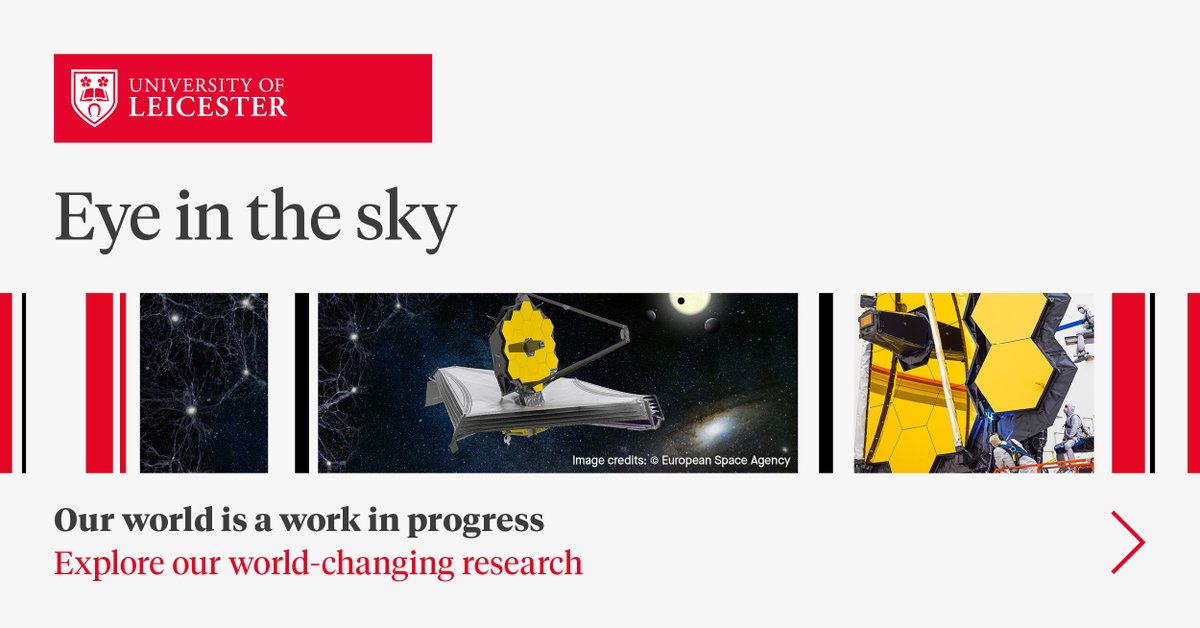 Leicester space scientists investigating fundamental questions about our Universe have been awarded time on the hotly-anticipated James Webb Space Telescope, due to launch later this year. 👏

👉 le.ac.uk/news/2021/may/… 👈

#ResearchCitizens | #CitizensofChange