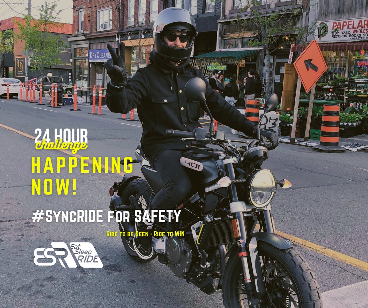 EatSleepRIDE's tweet image. SyncRIDE is in its full swing! You have 24 hours to record your ride in the free ESR app for a chance to win a trip to the Royal Enfield Slide School, or a $500 shopping spree from REV'IT! ✊ 

esr.cc/syncride-2021

#SyncRIDE #EatSleepRIDE #ESRapp #motorcyclesafetymonth