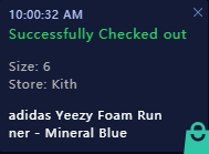 GOLGV_'s tweet photo. 虽然今天YeezySupply吃蛋可是MEK还是爱我的！😊感谢你们的monthly key

Bot:@MEKRobotics 
Proxy: None 
CG: @PharaohKicksCN https://t.co/JOuswZAGiQ