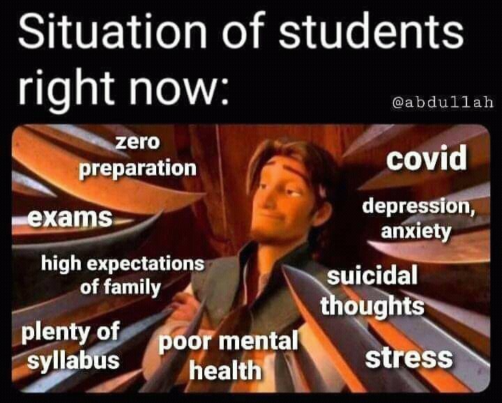 MenahilA_'s tweet photo. #CancelExamsSaveLives #cancelExamsSaveStudent #cancelboardexams #cancel12thboardexams2021 #depression https://t.co/z82XL99d4A