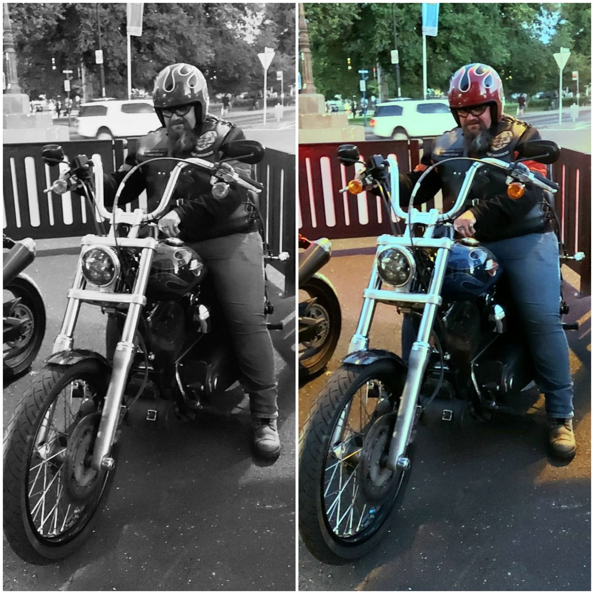 dexta73's tweet image. I'm cool in colour and black and white. 😂🤣