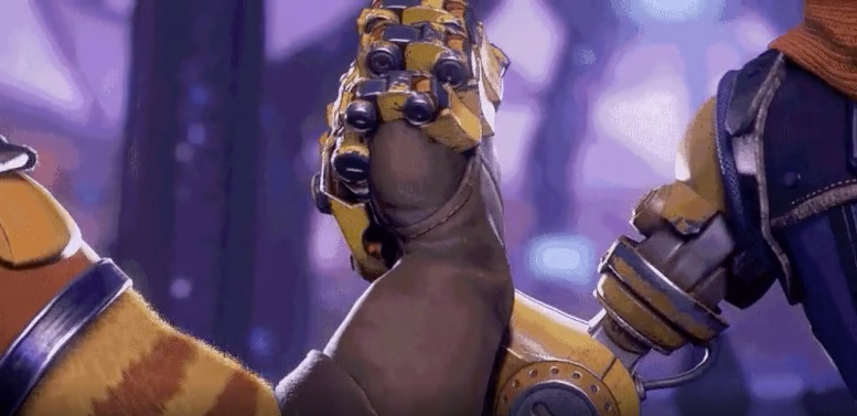 weareshazoo's tweet photo. У Insomniac Games одна из лучших мем-команд в игровой индустрии.

#RatchetAndClankRiftApart #EpicHandshake https://t.co/o8FkYBit23