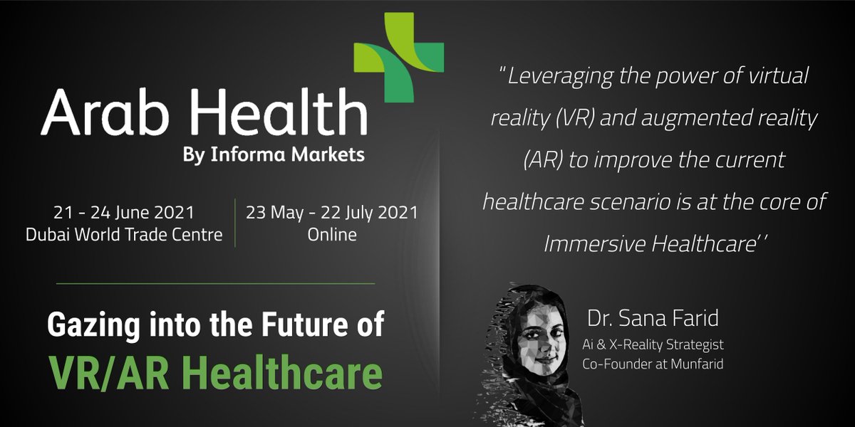 #XR #MedEd #DigitalHealth @Arab_Health tweet media