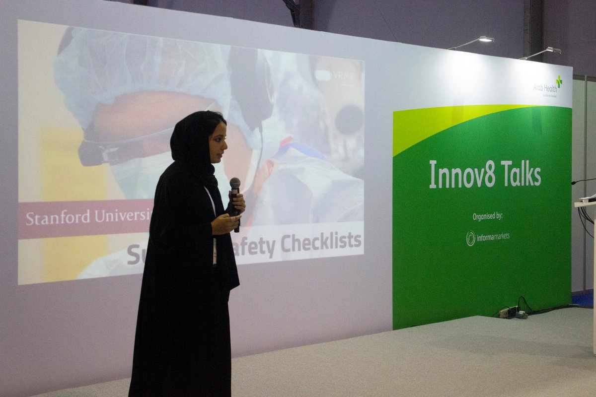 The intervention of immersive technologies is transforming and will continue to renovate the entire healthcare landscape - <a href="/drsanafarid/">Dr. Sana Farid #DigitalHealth #XR #Metaverse</a> 

Join us at @Arab_Health for the latest innovation in #Healthcare 
munfarid.org/eventspage

<a href="/thevrara/">VR/AR Association (VRARA)</a> <a href="/vraramena/">VR/AR Association - MENA #XRNext #VR #XR</a> <a href="/DxbSciencePark/">Dubai Science Park</a> @omnia_health