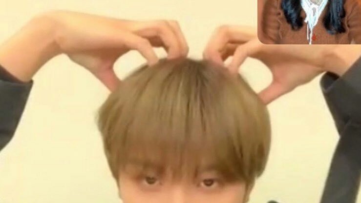 haechan and his bear ears 🐻