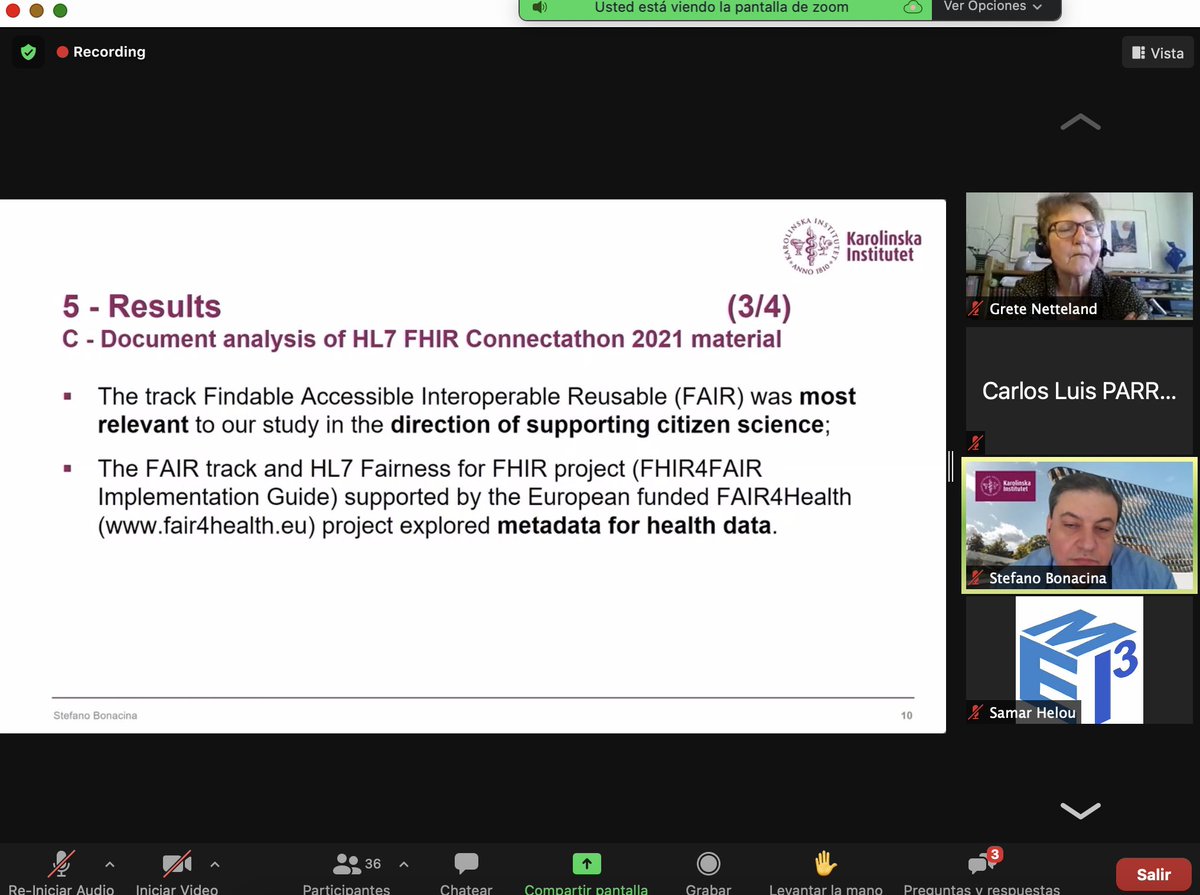 It has been an honor to chair the "Ethics, Legal and societal aspects" session of #MIE2021, where Stefano Bonacina also referenced our #FAIR4Health project #medicalinformatics #EFMI #FAIRdata