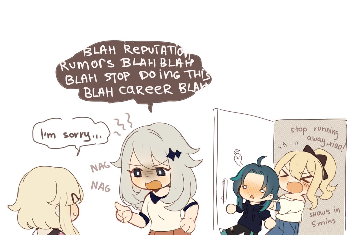 This comic was supposed to be on kiss day but I only finished it today lol
 #GenshinImpact #原神 https://t.co/oT1mpZg0X5 