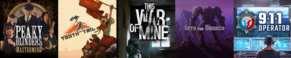 CapabilityGames's tweet photo. #Giveaway 7 Gestion et Stratégie 🧮
À gagner au choix l’un des 5 jeux #Steam
• 911 Operator
• Peaky Blinders: Mastermind
• Into the Breach
• This War of Mine
• Tooth and Tail
🔁 Retweet
✅ Follow @CapabilityGames et @Oxdorado
Tirage au sort du #concours mercredi 2 juin 🍀 https://t.co/88Vx0bhfgD