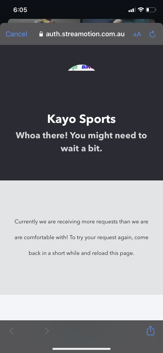 mocky88's tweet photo. @SurgeSingh @kayosports @kayosports_help Yep same thing. Absolute shite https://t.co/MMwudEeiqd