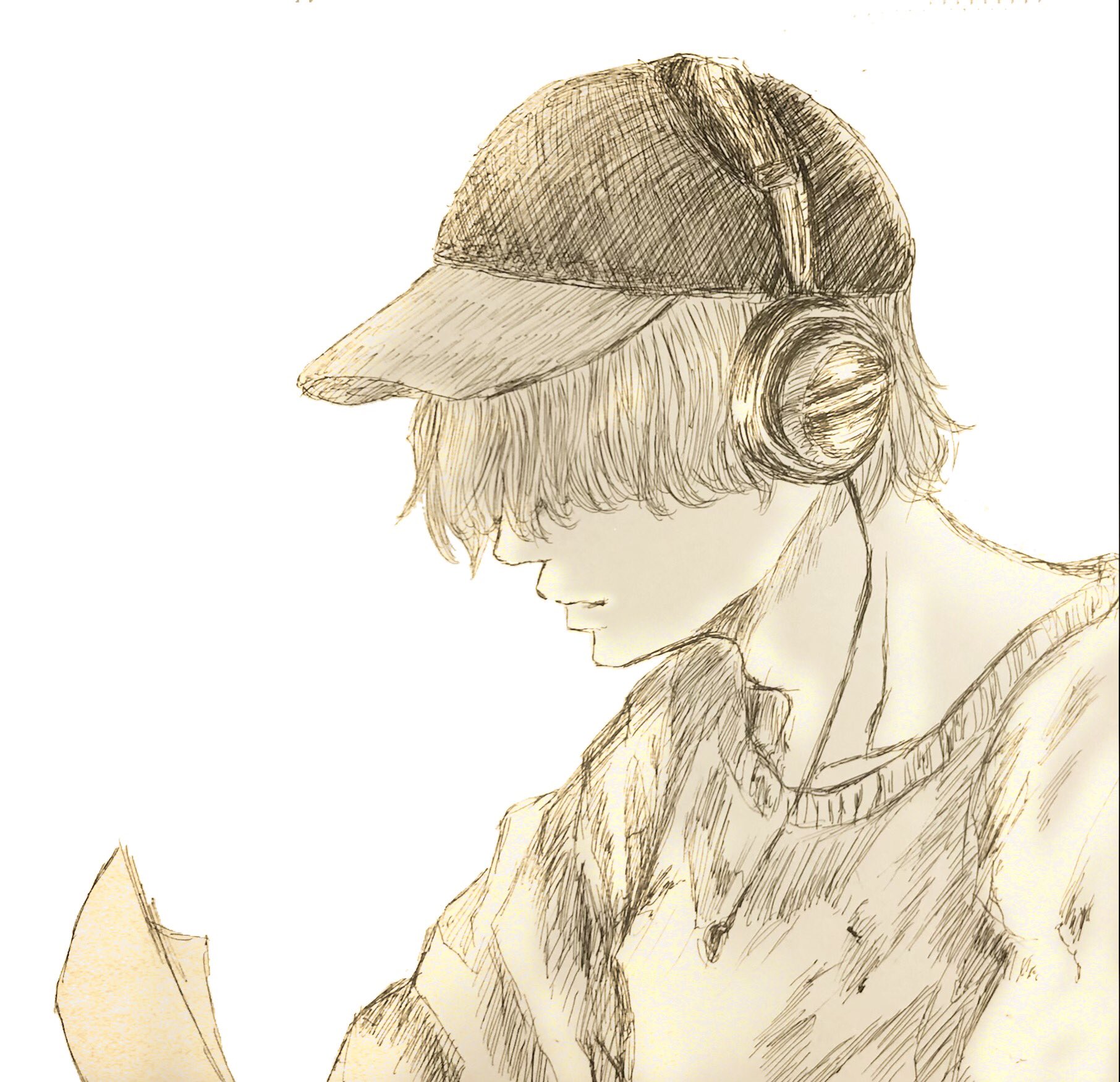 ちょの 今月描いた絵を晒そう Bumpofchicken 5月はわりといっぱい描けた セピア色の世界に温もりを求める傾向 チキンさん達の横顔の良さよ Bumpだいすきが伝わる T Co Mlbjr2157k Twitter