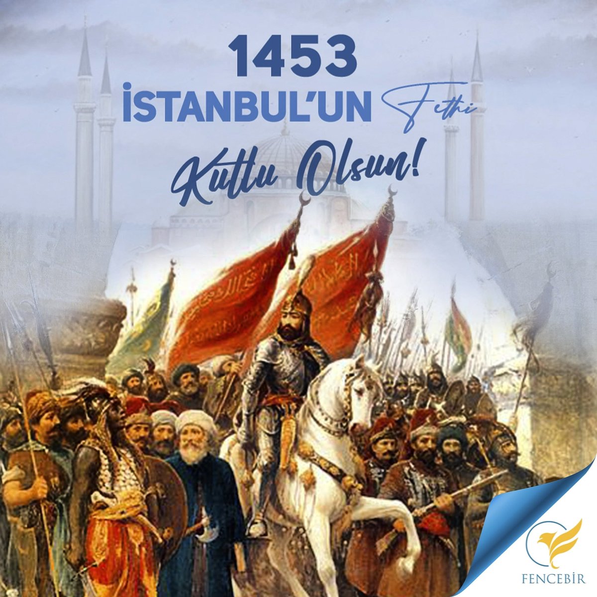 568 yıl önce bugün gemileri karadan yürüterek çağ açıp çağ kapatan ecdadımız, tarihin seyrini değiştiren bir zafer kazandı. İstanbul'un fethinin yıl dönümünü saygı ve minnetle
kutlarız🌺
-
-
#istanbulunfethi #istanbulunfethi1453 #1453istanbulunfethi #fencebir