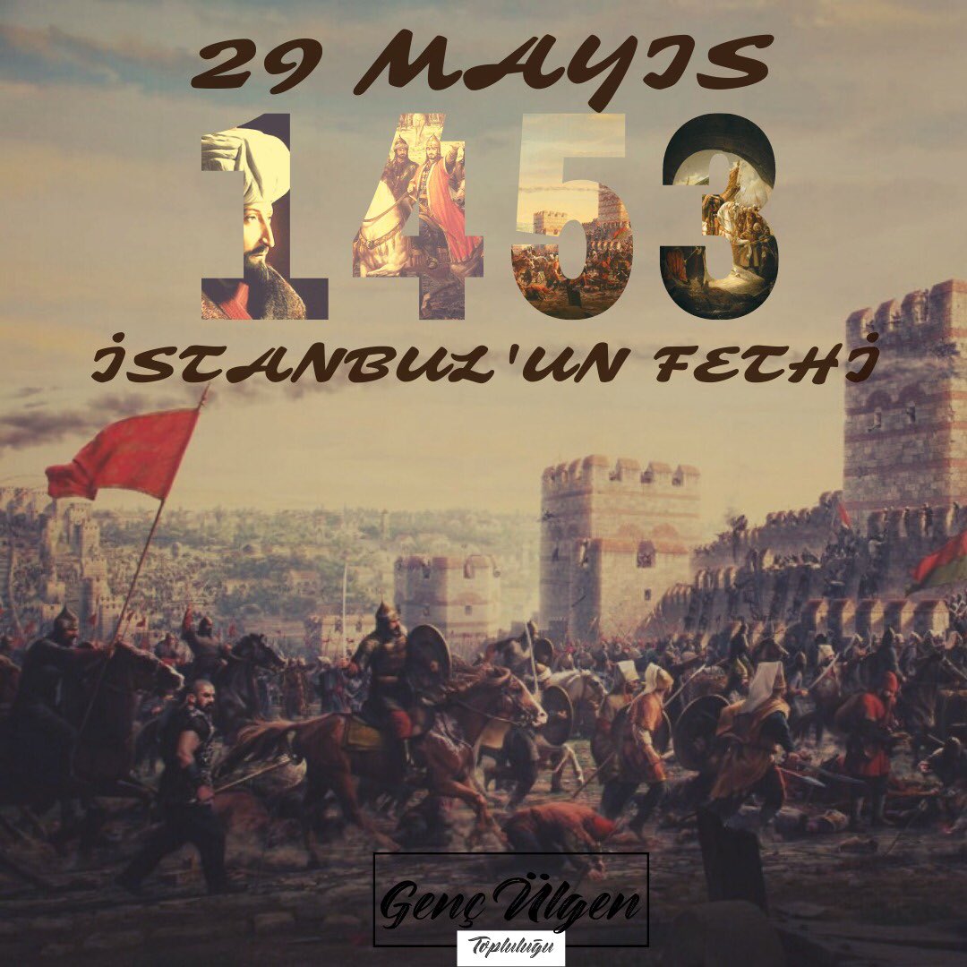 genc_ulgen's tweet photo. İstanbul'u bizlere vatan yapan Fatih Sultan Mehmet olmak üzere fethin tüm kahramanlarını minnet ve şükranla anıyoruz. İstanbul’un Fethi’nin 568. yıl dönümü kutlu olsun!

#İstanbulunFethi https://t.co/194YMKVrpk