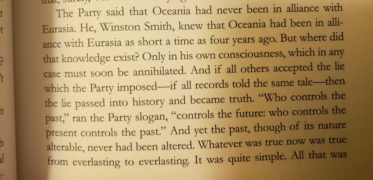 AngeredBeaver's tweet image. #RealityControl #1984 #Newspeak