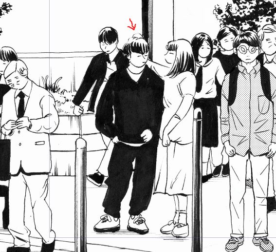 写真をトレースしてモブを描いていたら 女性が男性の頭をなでなでしていて勝手に嫉妬 大類浩平の漫画 写真をトレースしてモブを描いていたら 女性が男性の頭をなでなでしていて勝手に嫉妬 大類浩平の漫画