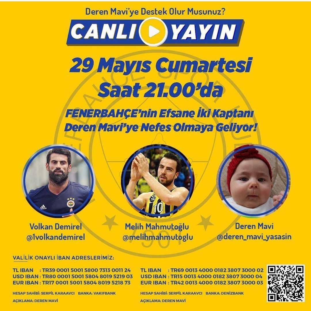 birdenizbirmavi's tweet photo. Fenerbahçe'nin gücü, Deren'in Mavi'sine Sarı olmaya geliyor!
Umutluyuz, gözlerimizde yaş, başarmak için #SonKezİyilik bekliyoruz 💛💙 
Sevgili @1VolkanDEMIREL ve @melihmahmutoglu ile yapacağımız umut yayınınıza sizleri de bekliyoruz.
Başarabiliriz !

👇👇
https://t.co/ujP95Gv5HX https://t.co/r0ZNDkXmjK