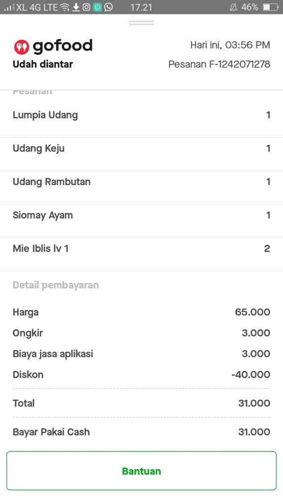 Aulflames's tweet photo. From this :
To this :

Gojek &amp; Tokopedia memang terbaik😭👍🏻 https://t.co/4sBoaIr3MS