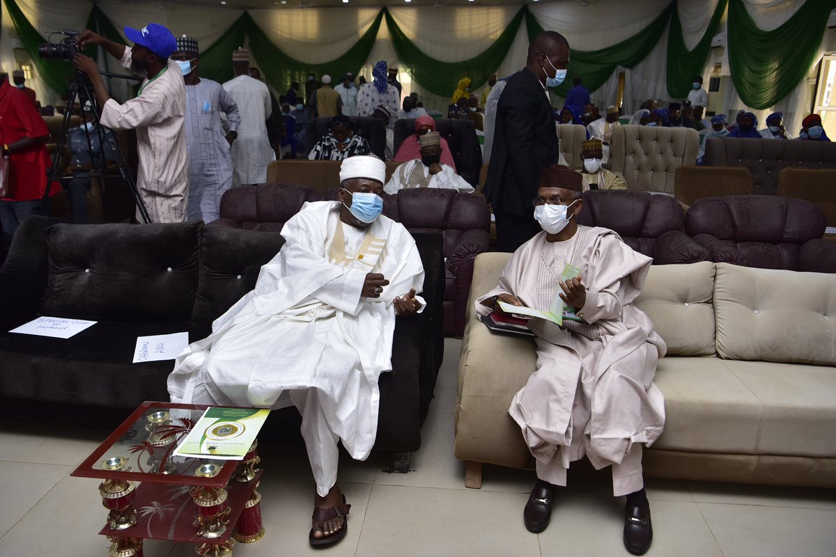 GovKaduna's tweet photo. Malam Nasir @elrufai is attending the annual lecture of the Sir Ahmadu Bello Memorial Foundation https://t.co/mFm0mfvZjv