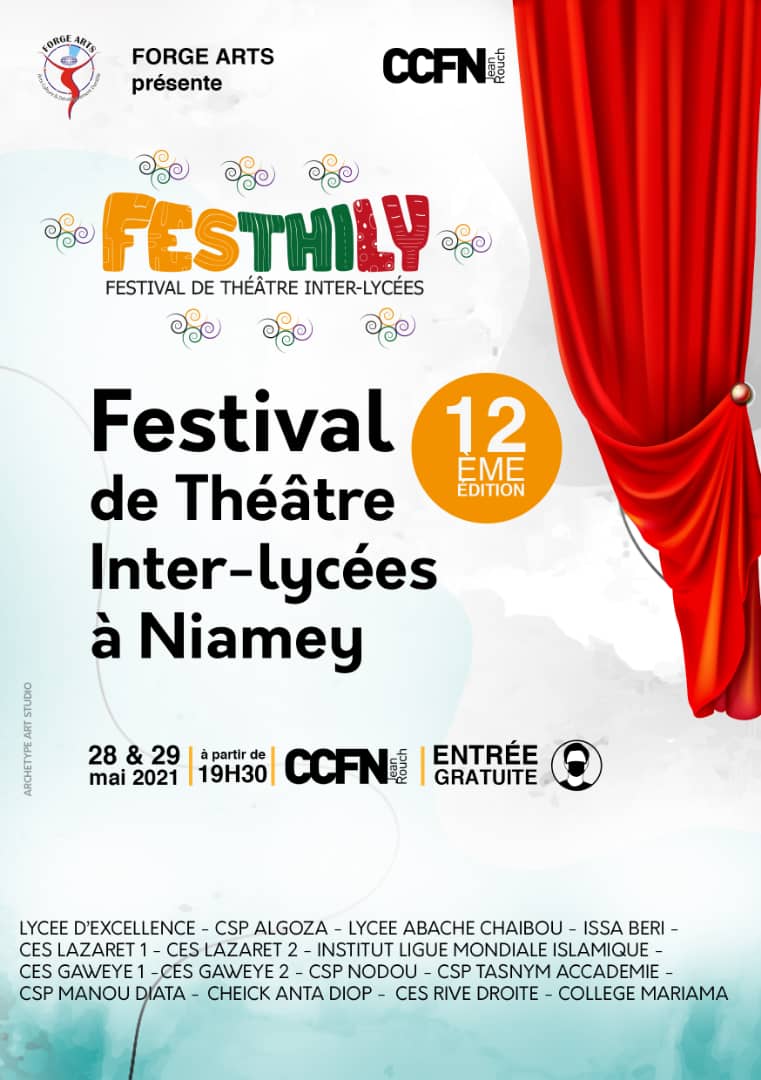 ccfnjr's tweet photo. 🎭 La 12e édition du Festival de #théâtre inter-lycées #FESTHILY, organisé par #ForgeArts, a débuté hier soir avec les représentations de 7 lycées. Suite et fin ce soir avec les dernières représentations, la délibération du jury et la remise des prix. 🏆
➡️ Samedi 29/5 à 19h30 https://t.co/e74t68SxQ4