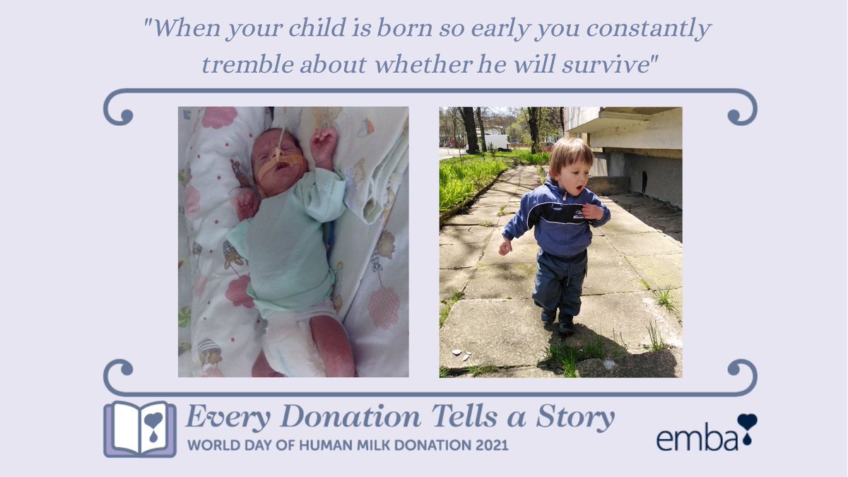 MilkBanksEMBA's tweet photo. Day 29: Born 3 months early, this little boy from Bulgaria received 104 litres of #donormilk. His mum says "I give huge thanks and admiration to all the mothers who donate their milk."❤️Read their story and please share: https://t.co/1mZLbAjQOJ #WDHMD #everydonationtellsastory https://t.co/Xd7inXy1Rk