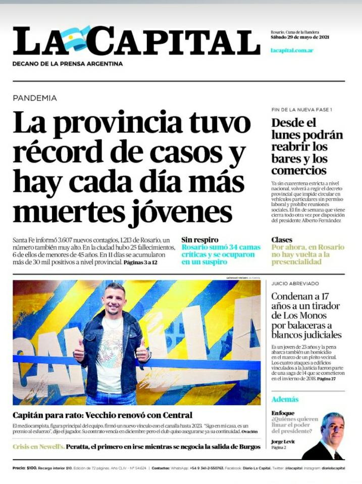 lfechegaray's tweet photo. Buen sábado!!! Ahora recorremos el país con sus noticias más importantes.
La ronda de periodistas con
@vmaslup desde Rosario.
En Tucumán @RosaliaCazorla 
@LuisOmarCastro en Mza.
@pipyriveroc3 desde Sta Fe.
Elisa Zamora en Salta. https://t.co/hlSaCDIg6X