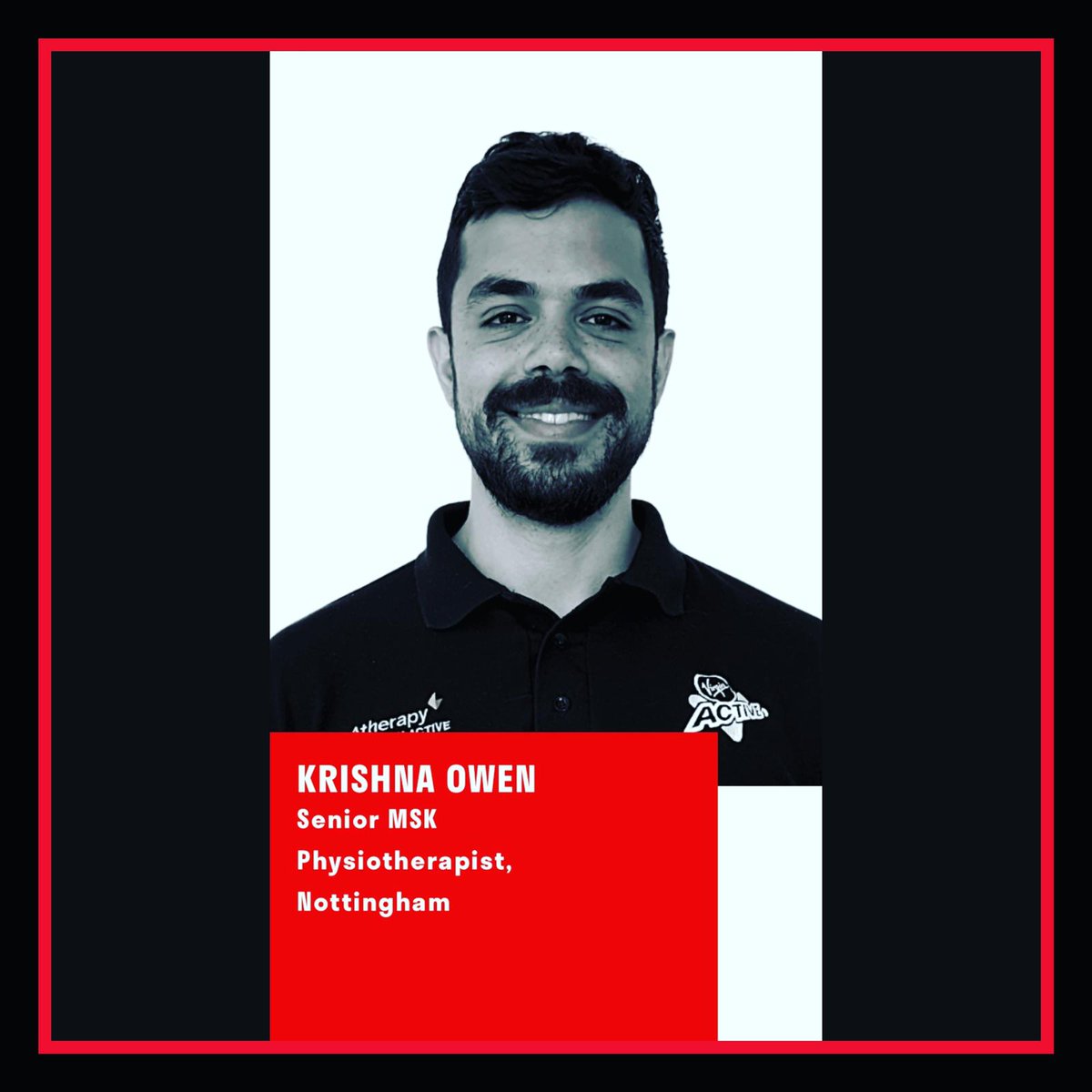 AtherapyPhysio's tweet photo. Meet Krishna one of senior musculoskeletal physiotherapist in our Nottingham clinic:

https://t.co/GcomgUPlu7 https://t.co/vRgQ8DeuU9