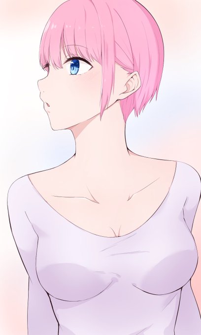 トリ🕊️イラスト・漫画練習したい人さんがTwitterに投稿した中野一花(五等分の花嫁)のイラスト。