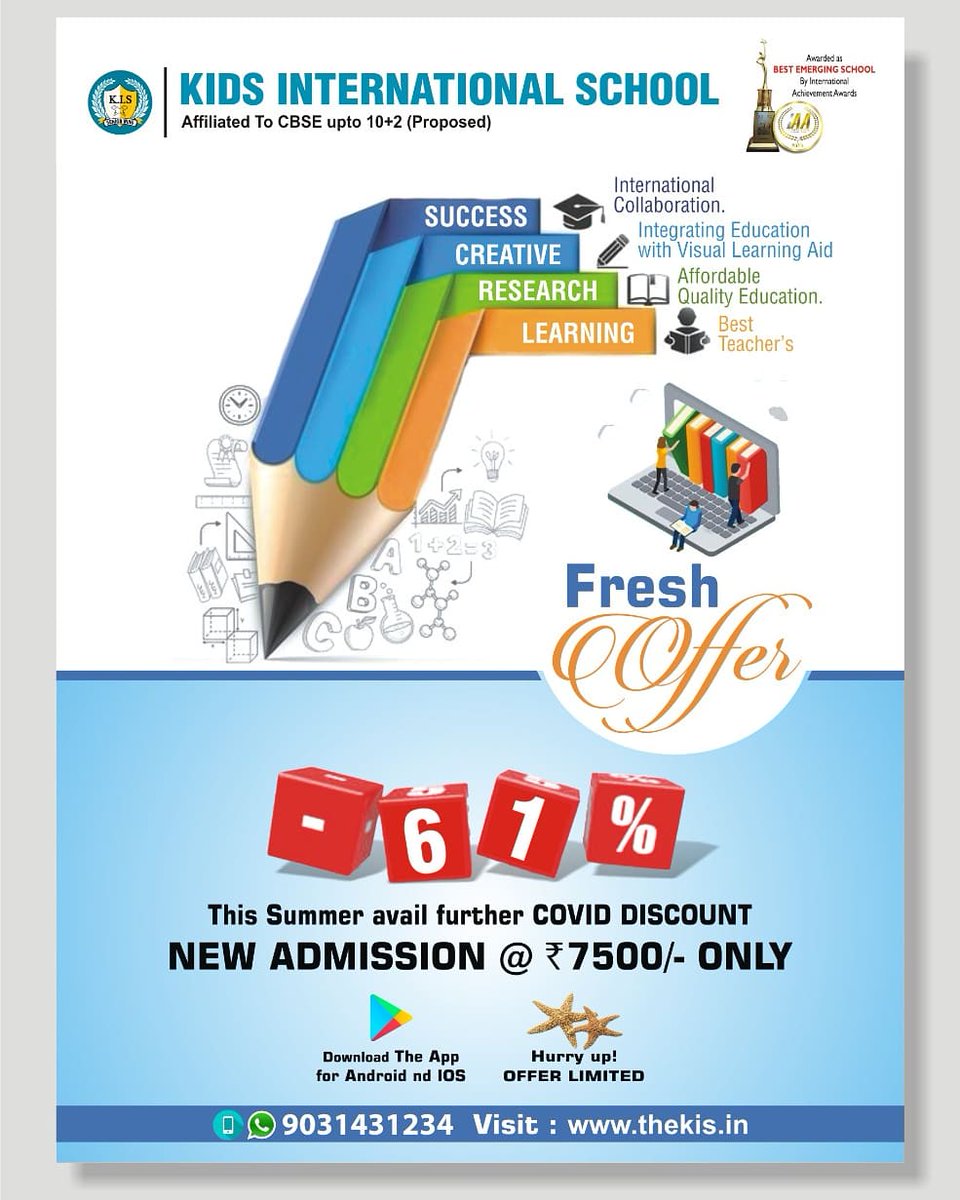 KidsInternatio5's tweet image. 🎉Congratulations🎊!!!!
 *#Offer #extended.... MORE #PRICESLASHED  *  😍
😵 Last chance.... *#PANDEMIC* *#Relief*   GRAB  the opportunity in *LOWEST PRICE EVER*   ✨
👏🏻 **NOW Get 61% #COVID  #DISCOUNT
 *ONLY PAY * 7️⃣5️⃣0️⃣0️⃣* 🤩🎯Limited seats! Hurry up 🏃🏻‍♂️