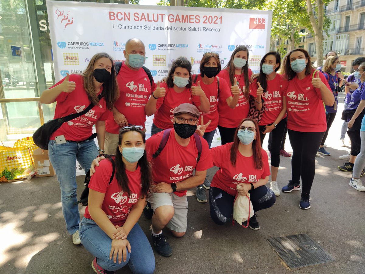 StvFdz's tweet photo. Avui la @TobControlUnit @idibell_cat @ICOnoticies ha participat en els @bcnsalutgames, amb dos grups: #noemfumis i #sensefums https://t.co/B512ovL01o