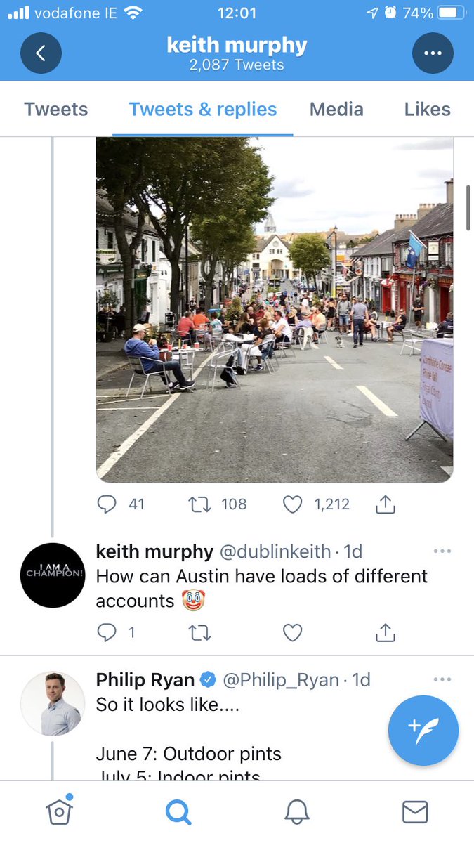 AustinMaguire's tweet photo. @SaveMalahide Guys, can you please let @dublinkeith know who is behind this account or do something to let him know I don’t know who you are. He is naming me all over Twitter which is getting pretty serious https://t.co/eIuiYKj5dF