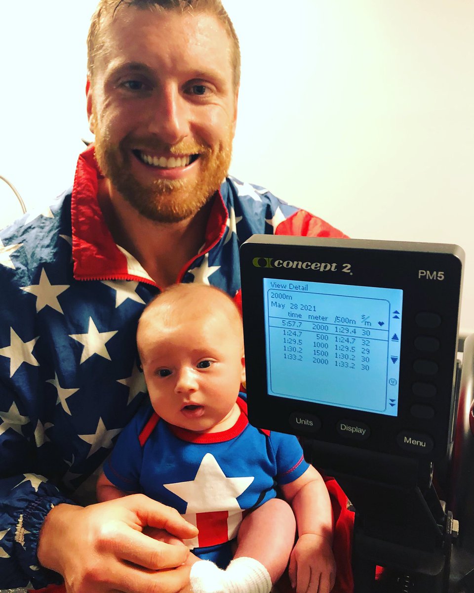 New PR💥 2000m Row 5:57.7