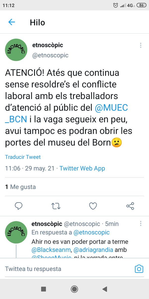 vaga_osventos's tweet photo. Els treballadors organizats continúen la vaga al @MUEC_BCN que ha hagut de cancel•lar també els esdeveniments d'avui https://t.co/Heu6yFiwxF