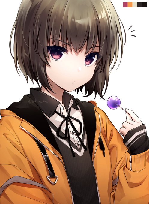 お兄ちゃんとセットで描こうとして諦めた単品妹ちゃんです
#オリジナル 