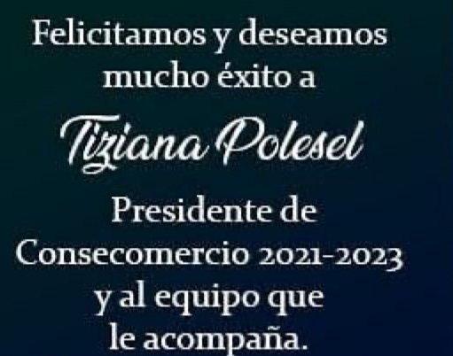 CordovaLuis28's tweet photo. En nombre de Cámara de TURISMO del Edo Anzoátegui CATURANZ, y en el mío propio en mi condición de presidente, nuestras felicitaciones y deseos de #TotalExito a la nueva presidenta de @consecomercio TIZIANA POLESEL y su equipo directivo. !Gran abrazo para todos!
@CamaraTurismoAN https://t.co/AhPXdL71Vz