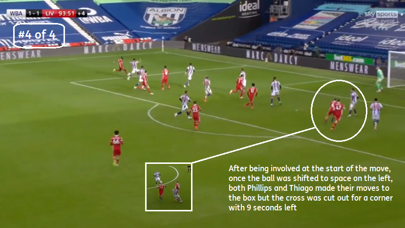 RoryFitz9's tweet photo. (🐦2/3) Another example of Thiago (and also Shaqiri) working in tight areas but looking to use Robbo as WBA squeeze across to both players
After both initially win the ball, Thiago & Phillips recognise the space for Robbo and immediately get on the go!
#LFC #SiennaSteps #Thiago https://t.co/LF7k8c8WNH