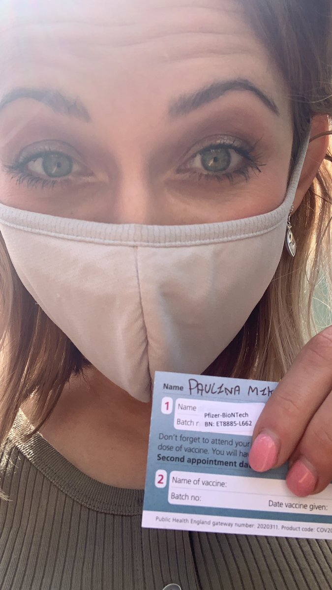 Woooooo!!!!!! All pfizered up!