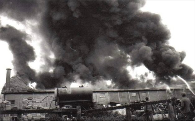 Melding grote brand Asperen