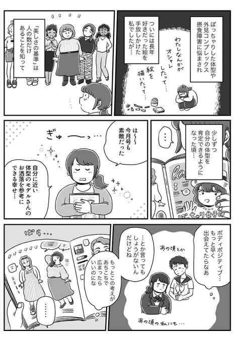 プラスサイズの女の子の絵を投稿しはじめるまでの話🎨
📖(1/2) 