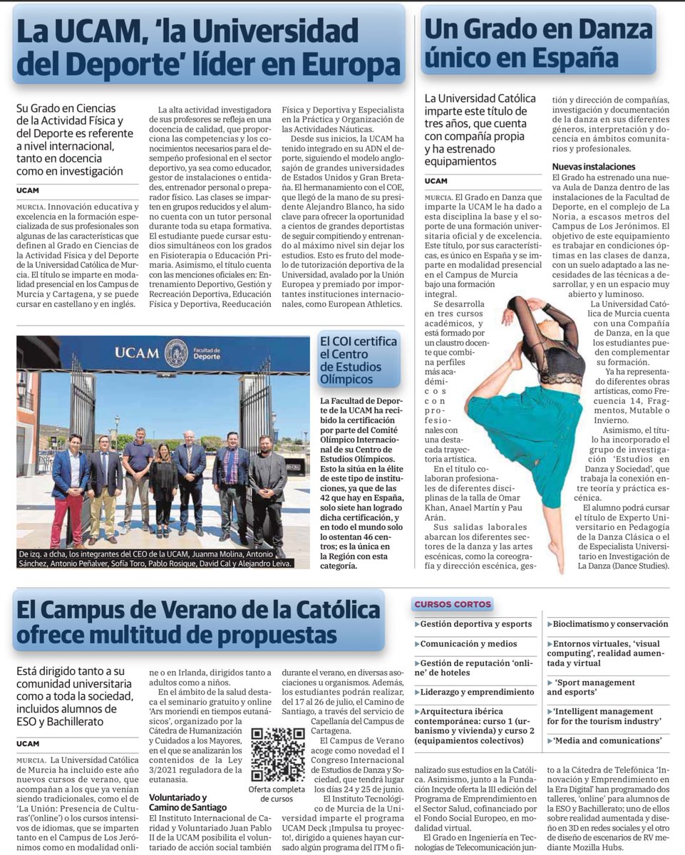 apato13's tweet photo. Gracias al @COE_es y a su Presidente @COE_es D. Alejandro Blanco por contribuir a la formación integral de los mejores deportistas españoles #DualCareer. Ellos son ejemplo de lucha, superación y humildad. @UCAM @UCAM_CAFD @UCAM_Danza @UCAM_Deportes estamos orgullosos de ayudaros. https://t.co/xAWrAHFD9r