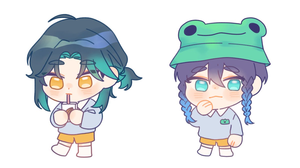 Рисунок сяо чиби