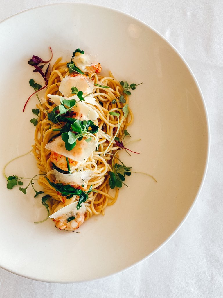 ExperienceDante's tweet photo. Lunch is served {The Danté take on the prawn pasta} https://t.co/YKVs03BLSL