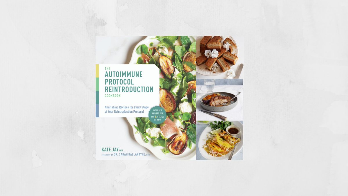The AIP Reintroduction Cookbook shows you how to successfully implement and track the reintroduction of inflammatory foods through all four stages with appropriate recipes and food lists. Kate Jay @HealingEats 

ow.ly/8yNC50EXJFm

#aip #autoimmuneprotocol #aipdiet
