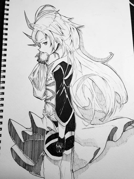 #シャドバ
恋人ミルティオ描きました 