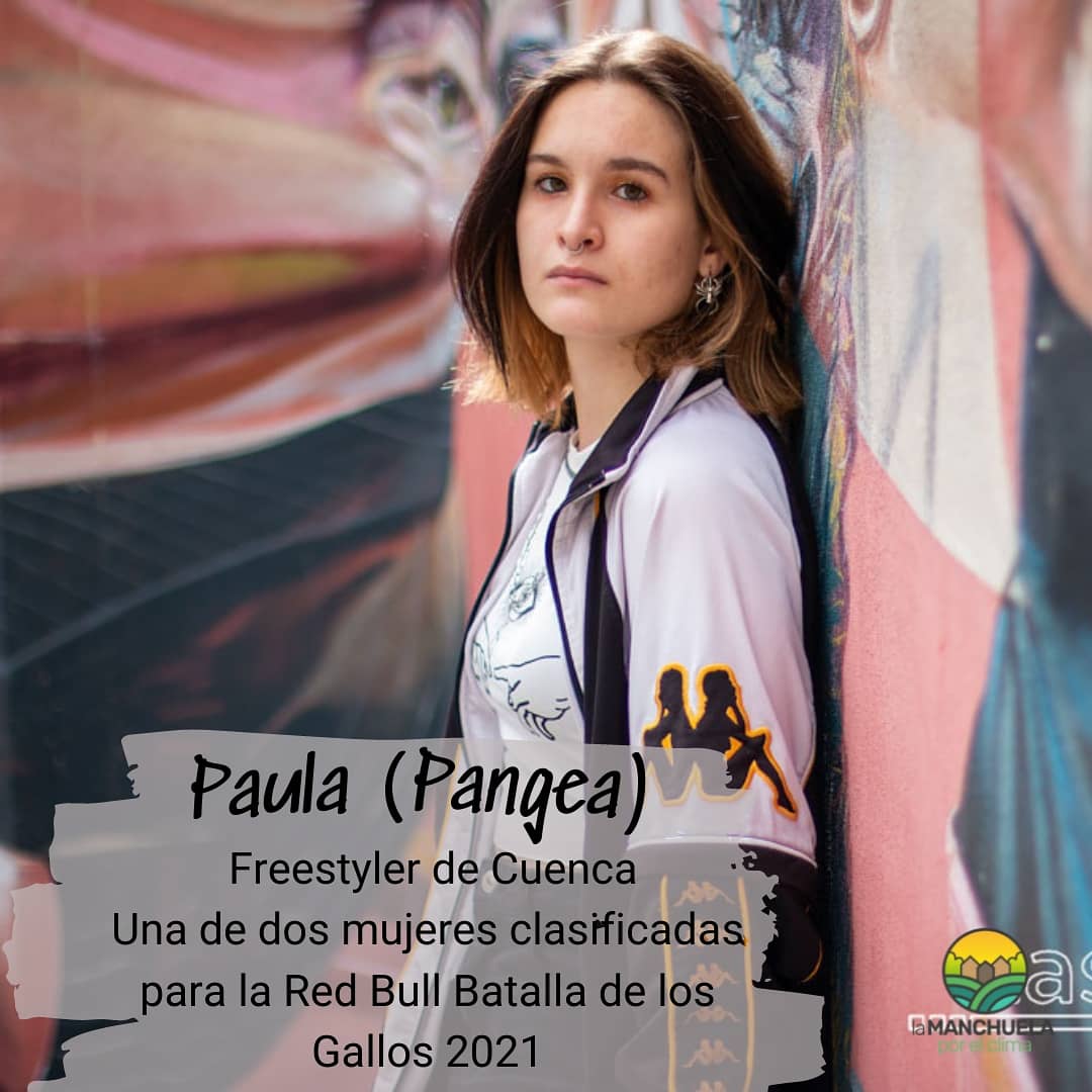 LMxClima's tweet photo. Presentamos el último taller de #ClimArte 🥳 La freestyler conquense @pangeanoise enseñará a los alumnos a rapear. Este año ella ha sido la segunda mujer en clasificarse para la @redbullESP Batalla de los Gallos 🐓 https://t.co/vUavIPXzl3